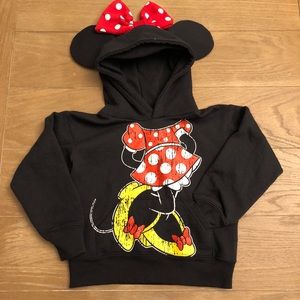 XXS Minnie Mouse Ear Hoodie